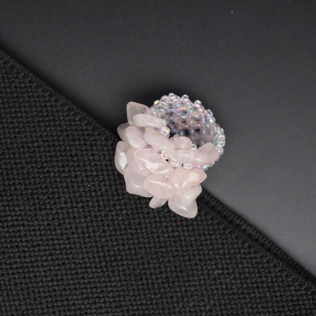 Ethnic Multi-color Stone and Bead Bohemian Ring