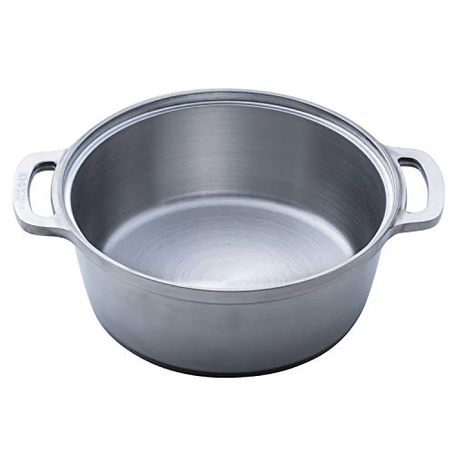 HAL Musui KING vattenfri kruka (R) 20 Tvåhandad Gryta 20cm Vattenfri Matlagning 8 Funktioner i 1 Gryta Tillverkad i Japan 600033