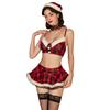 Sex Underwear Christmas Clothing Student Uniform Temptation Pure Lace Short Skirt Small Breast New Robe