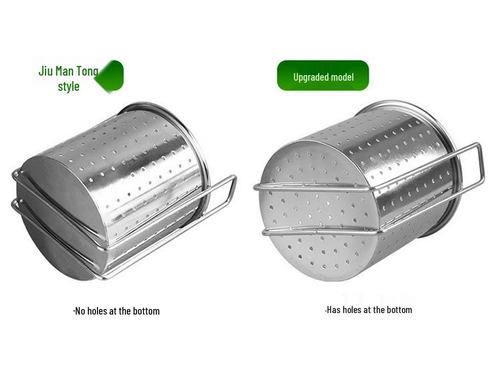 304 Stainless Steel Juicer and Vegetable Pulp Separator - Dumpling Maker, Soy Milk Drainer & Dehydrator