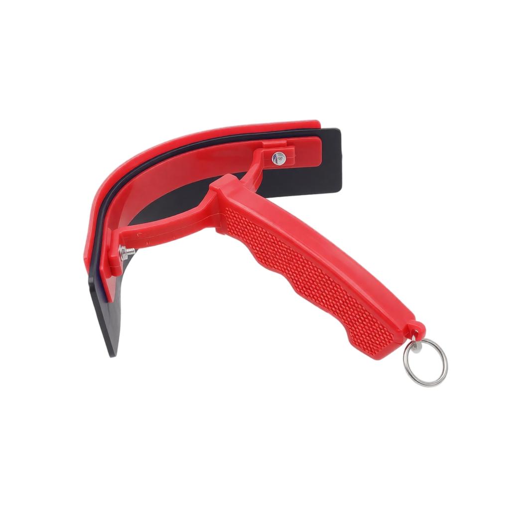 Equine Grooming Tool Horse Sweat Scraper with Durable Plastic Handle and Flexible Rubber Blade for Efficient Water and Sweat Removal