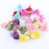 1100 Pieces 1mm Artificial flower Stamen Double Tip Pearlescent Crafts Cards Cakes Decoration Accessories Wedding Handmade