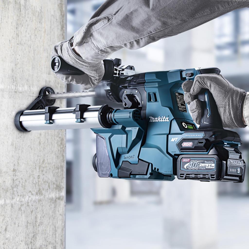 Makita 28mm Cordless Hammer Battery and Charger Sold with HR011GZKV Drill, 40Vmax, Separately, Case,