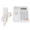 KXT2027CID Desktop Corded Telephone Adjustable Volume Caller ID Semi Hands Hree Fixed Landline for Office Hotel(White )