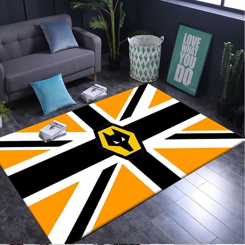 1PC rug Wolf In The Night Wanderers Carpet, Chair Rug,Area Rug for Office Bedroom living rooms bedroom, Doormat decor Christmas fan gifts