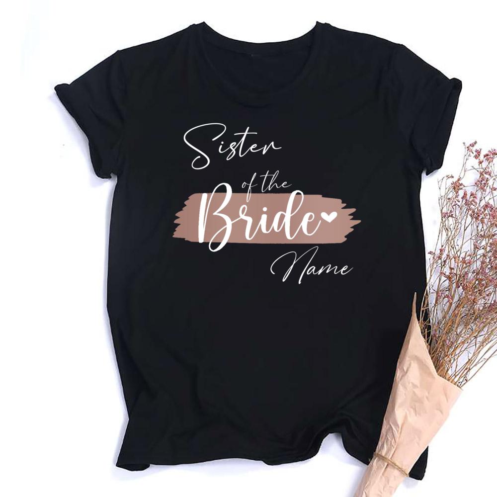Personalised Hen Party Shirts Custom Name Team Bride Tshirt Bridal Bachelorette Party Friends Family Outfit Bridesmaide Tee Top
