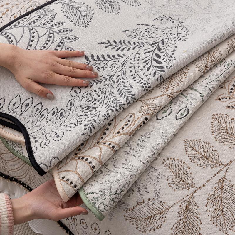 French Skirt Special-Shaped Sofa Cushion  New Four-Season Universal High-End Straight Sofa Seat Cushion Non-Slip Cover