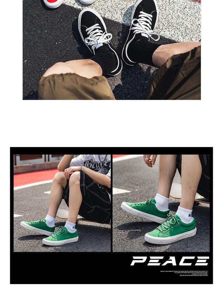 Black Canvas Men's Versatile Casual Shoes, Autumn 2025 Trend – Ideal for Spring and Fall