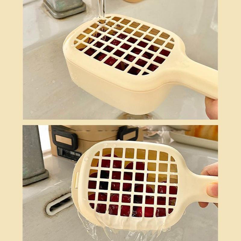 

Кухонная многофункциональная сливная корзина для мытья овощей с ручкой