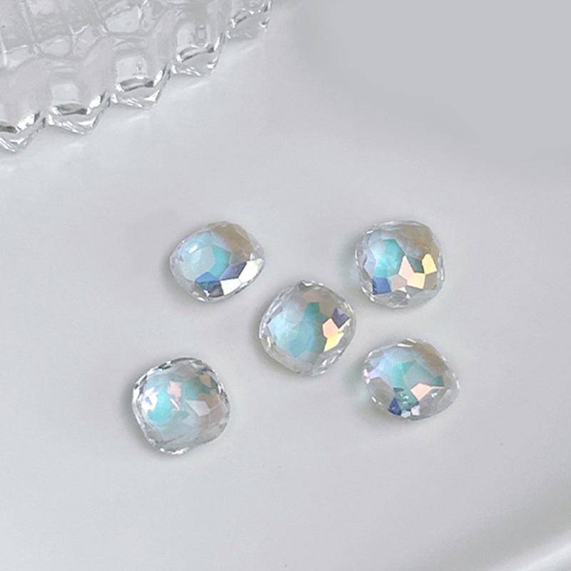 10Pcs Luxury 3D Nail Art Crafts Rhinestones Charms DIY Nail Designs Crystal Gems Dangle Manicure Nail Jewelry Diamonds