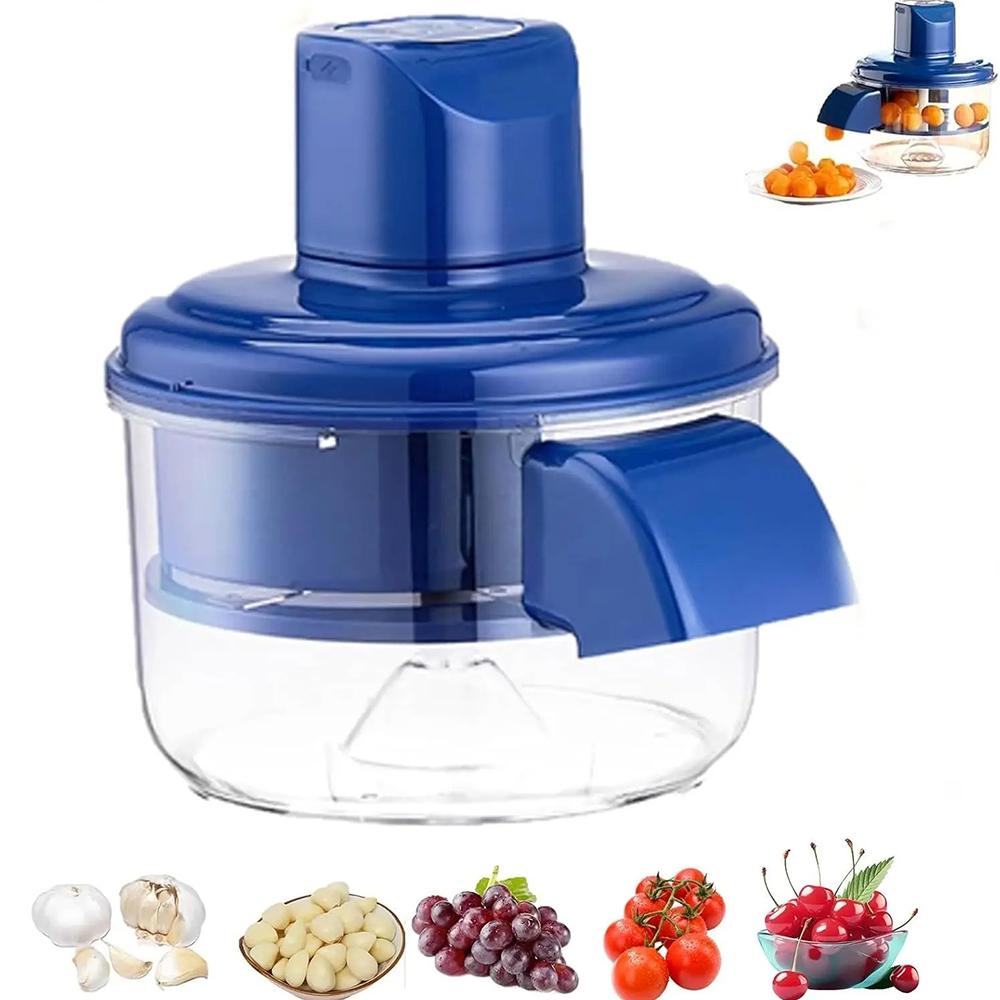 

Электрическая машина для очистки винограда из нержавеющей стали, кухонная овощечистка, высокоскоростной инструмент для удаления кожуры фруктов, перезаряжаемая для дома, коммерческая