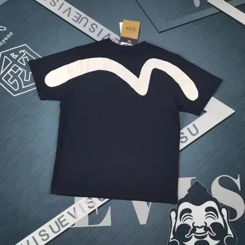 24 Fushen Dharma Buddha Head Stitching Large M Print Cotton Short Sleeve and WoRound Neck Letter T-shirt