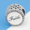 New Copper Religious Belief Angel Cross Charm Fit Original Bracelet Accessories Women Jewelry