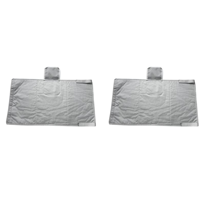 2X Toddler Airplane Travel Bed, Airplane Footrest Cushion Extender For Kids, Kids Airplane Travel Essentials, Grey