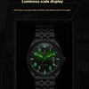 Top Brand Classic Fashion Men's Steel Band Calendar Watch New Luminous Waterproof Large Dial Watch Student Watch