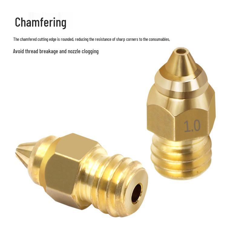 1.75mm Brass Nozzle for 3D Printer - Stainless Steel Head