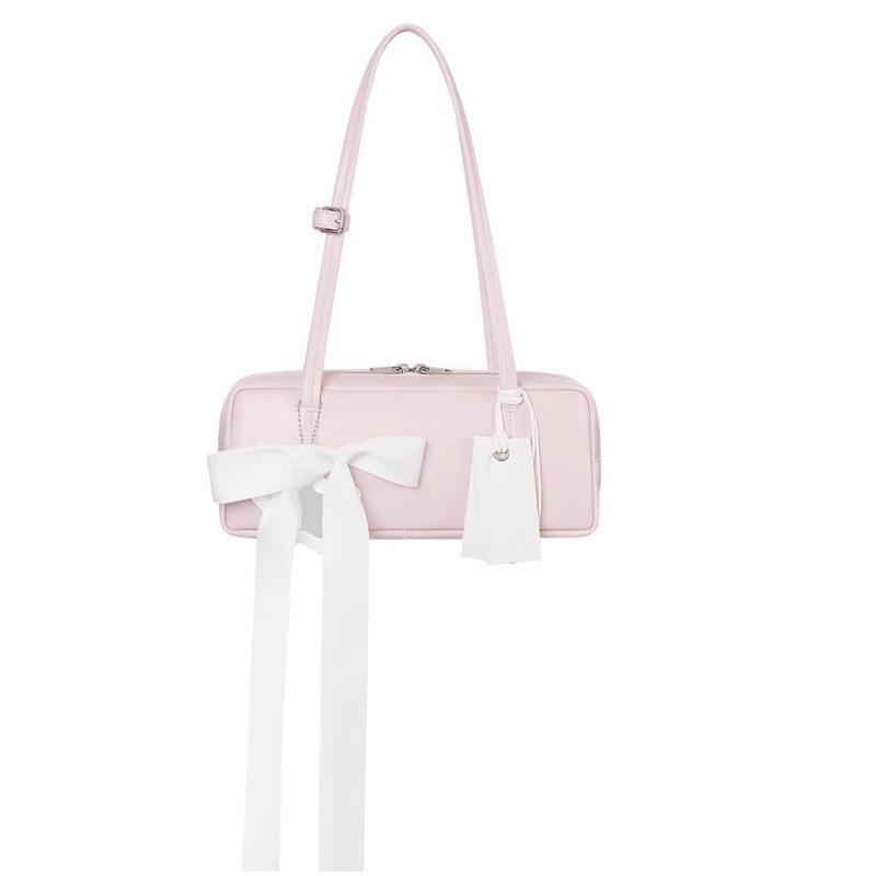

Long-handled armpit bag Women s star bow accessories Small square bag Versatile portable shoulder bag розовый