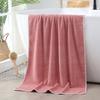 Thickened Coral Fleece Bath Towel Plaid Adult Thickened Large Towel Swimming Towel Soft Absorbent Towel