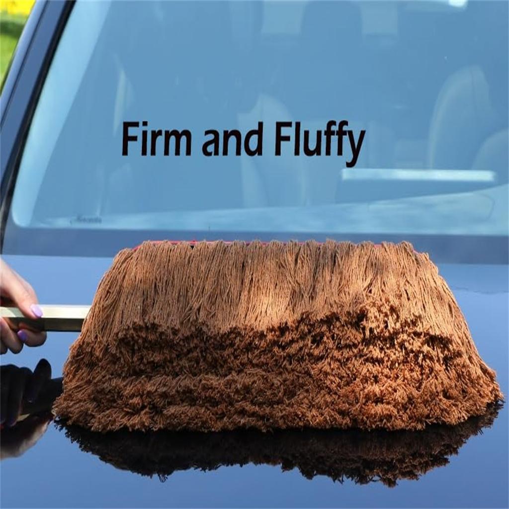 Car Duster Exterior Soft Vehicle Cleaning Brush Scratch Free Mop Extendable Handle Removal Brush