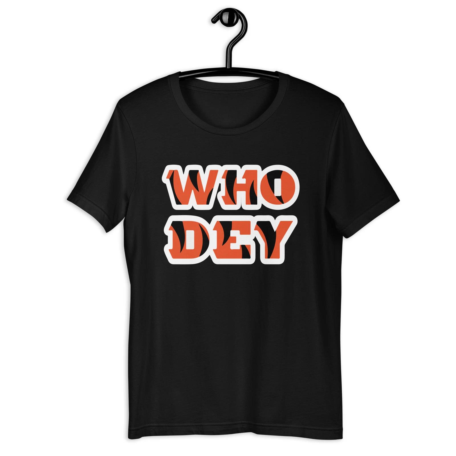 NFLBengals-Inspired Who Dey Cincinnati Logo Tee Unisex S-5XL 3XL