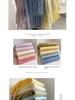 Sciarpa da donna spessa e soffice in stile coreano: Colore Solido, Imitazione Cashmere, Scialle Caldo da Collo Versatile per Autunno/Inverno 2023.