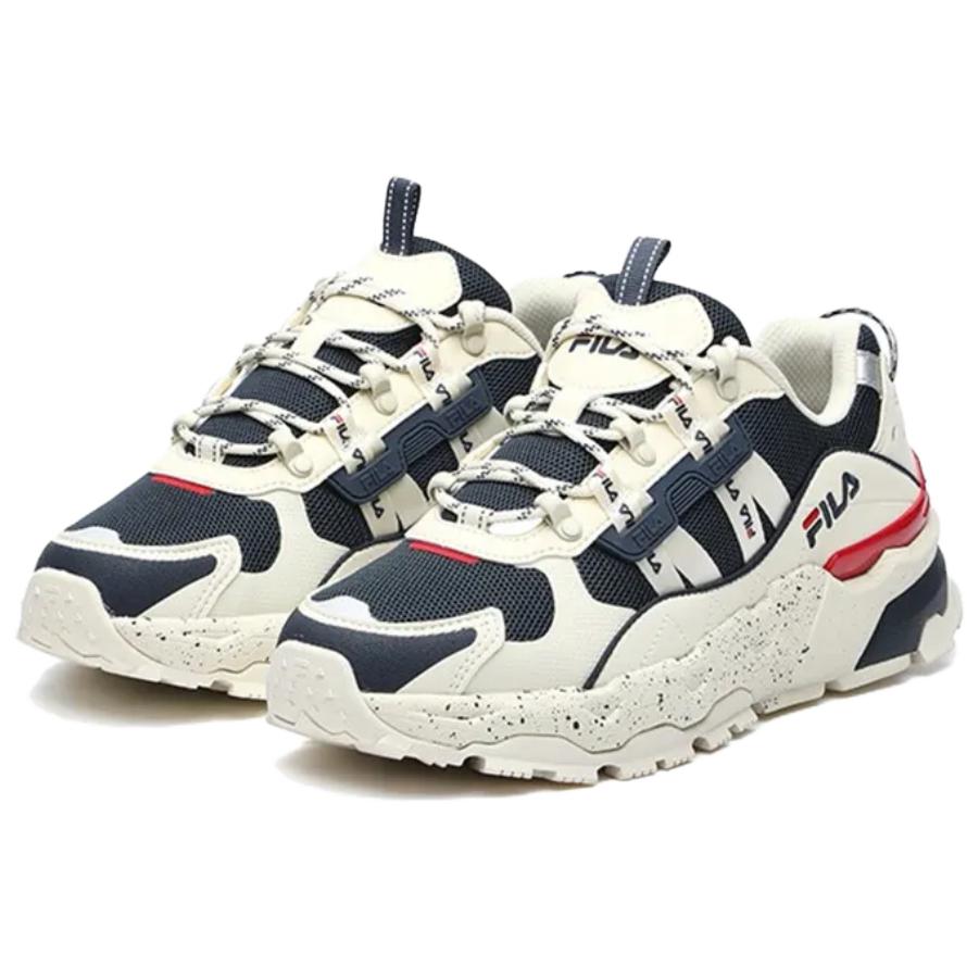 FILA Trek Starry Sky Comfortable Versatile Durable Lightweight Low-Top Dad Shoes Women sneaker White Blue F52W434155FWD