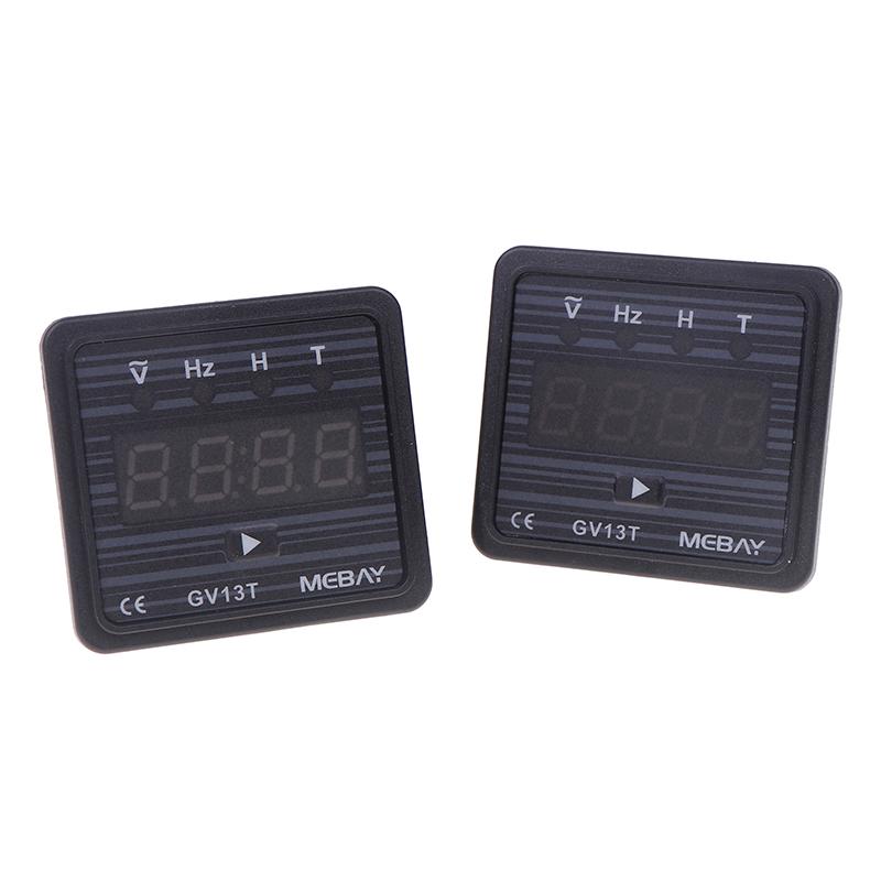 GV13T Diesel Generator Digital Display Instrument Voltmeter Frequency Hour Test Panel Meter AC220V AC380V