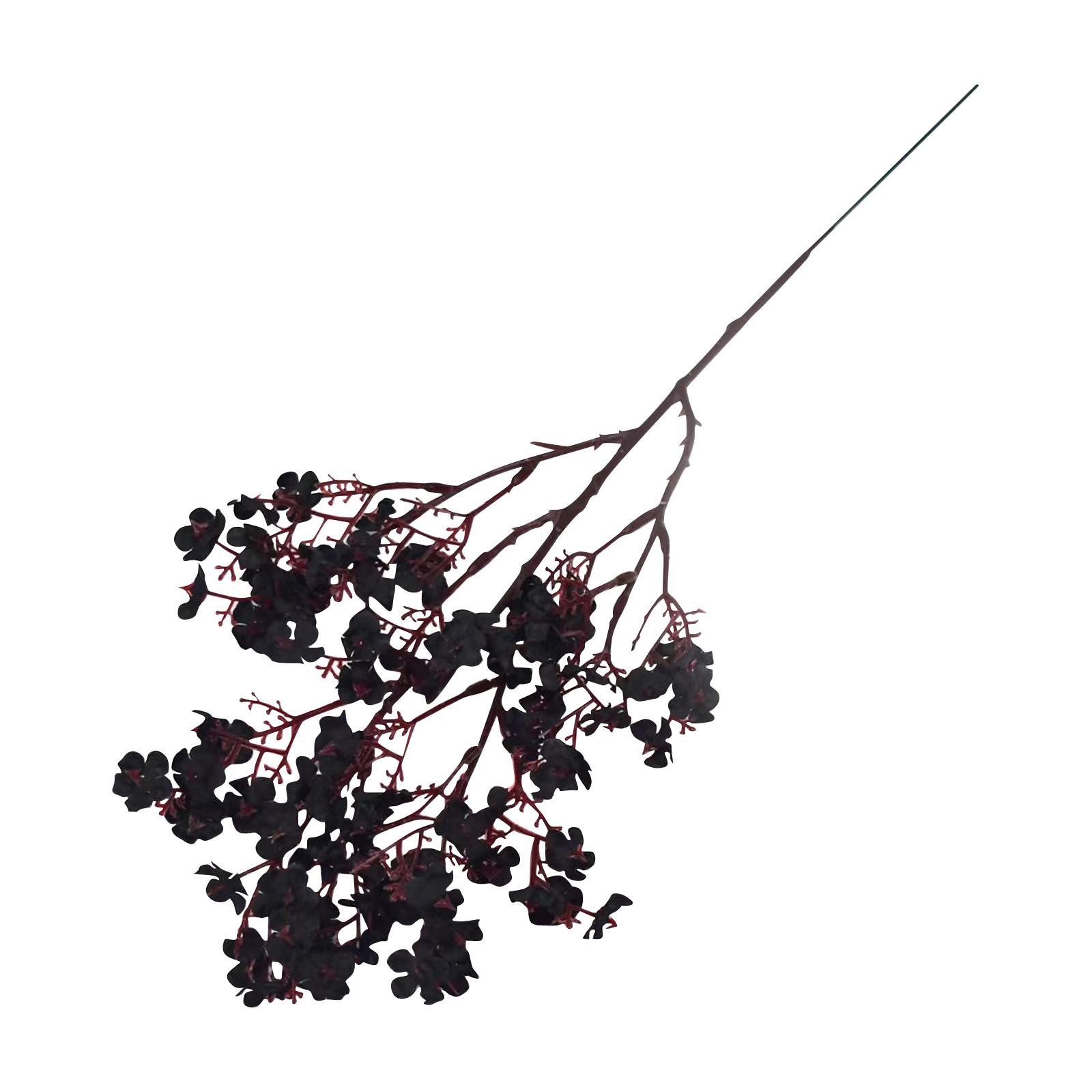 

Букет из искусственных цветов, цветы из искусственной гипсофилы, шелковый цветок для дома, кухни, ресторана, центральные украшения для свадебного стола, украшение для вечеринки One Size чёрный