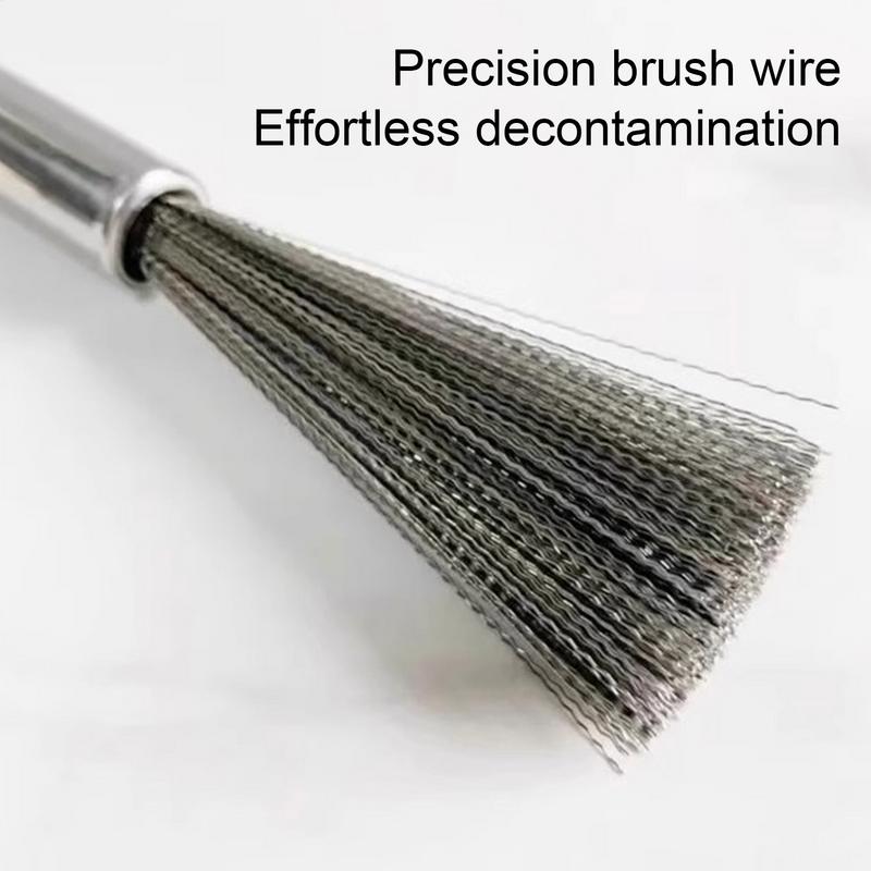 Kitchen Cleaning Stainless Steel Pot Brush Can Clean Dishes Cleaning Powerful Decontamination Tool Long Handle kitchen washing