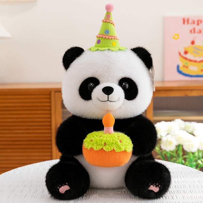 

Adorable Panda Birthday Plush Toy for Kids - Gift for Boys & Girls 35 cm
