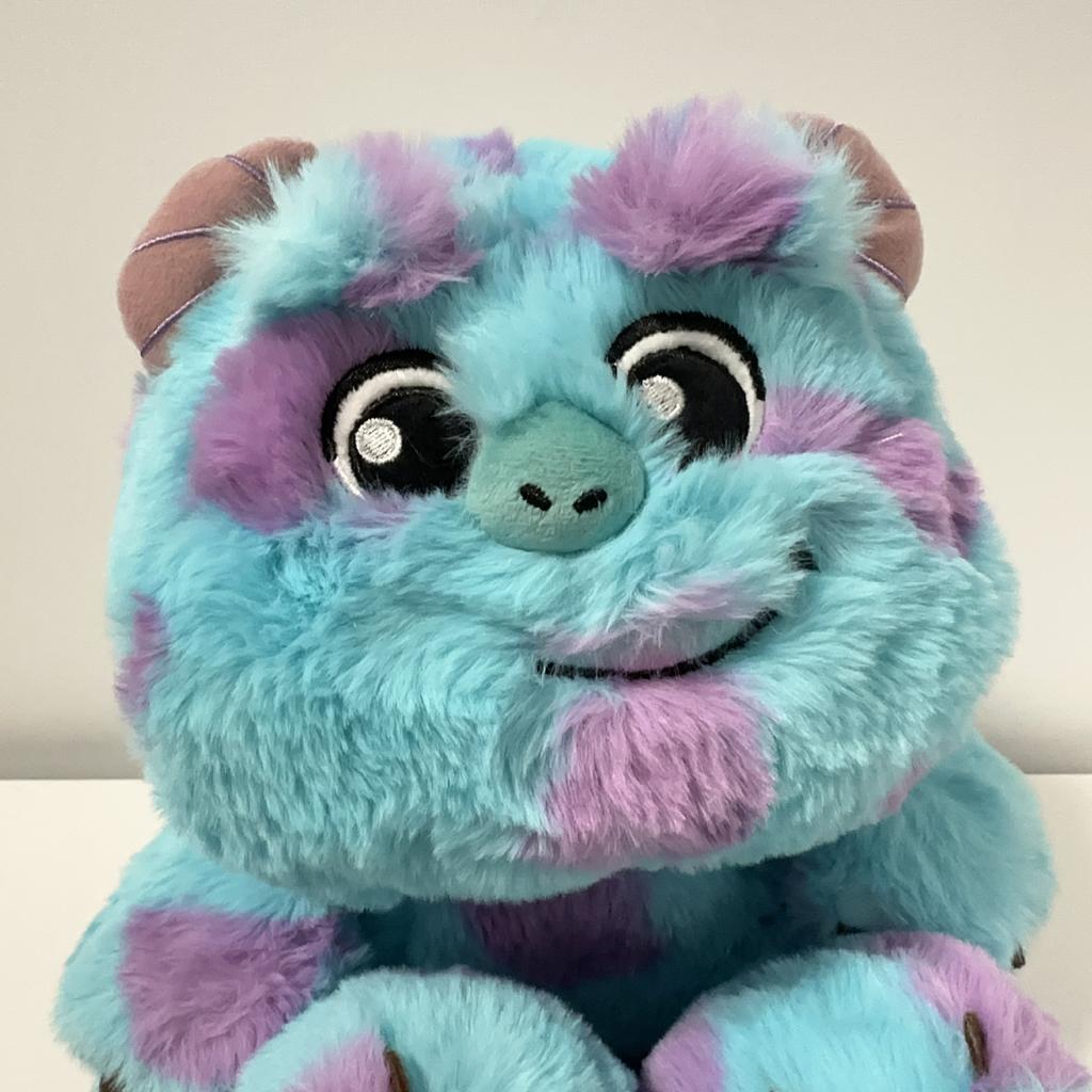 Breathing Blue Monster Sulley Plush Toy, Soothing Stuffed Animal for Kids Sleep, Cute Monster Doll, Birthday Gift