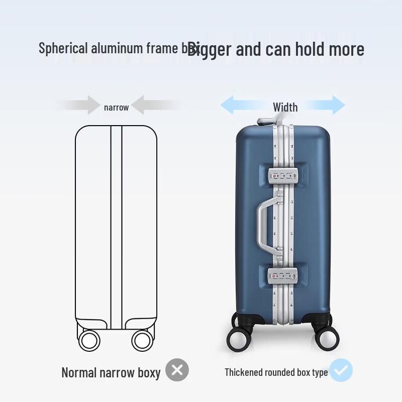 OIWAS Titanium Carry-on Luggage