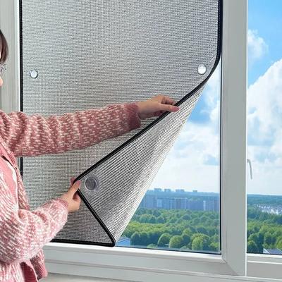 Sunroom Window Heat Insulation Film, Suitable for Balcony, Bedroom, Living Room, Aluminum Foil Sunshade Panel