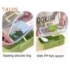 700ML Kids Bento Lunch Box Leak-proof Snack Box Cartoon BPA-Free Easy Carry Children Meal Prep Container with for School And Outdoor Adventures
