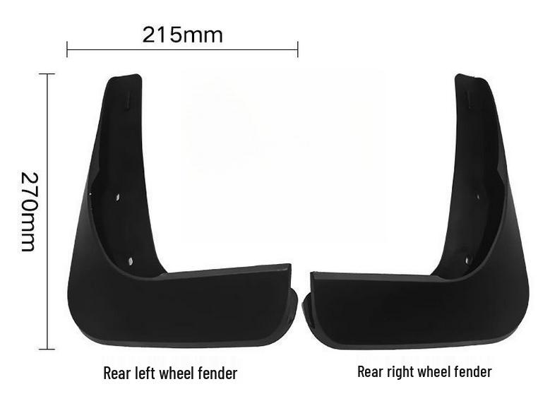 Leather Exterior Mud Flaps for 2009-2021 Toyota Alphard/Previa