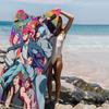Anime Disastrous Life of Saiki Beach Towel Colorful Bath Towels for Girl Microfiber Quick Dry Sand Free Beach Yoga Spa