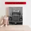 Kenworth 5D Diamond Painting Round Diamond Rhinestones Mosaic Diamond Embroidery Wall Paintings Rhinestones Gift Frameless