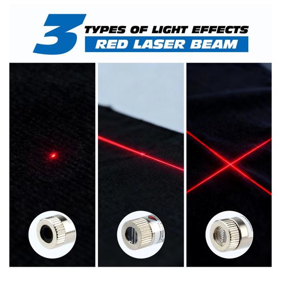 Yousheng Magnetic Positioning Light for Sewing Machines Adjustable Dot Straight Line Crosshair Projection Quilting Light Straight Stitching Guide