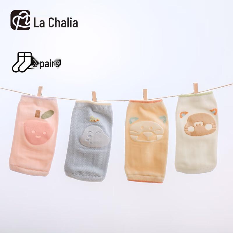 Laxialiya Baby Anti-Slip Knee Pad Socks 0-5 Years