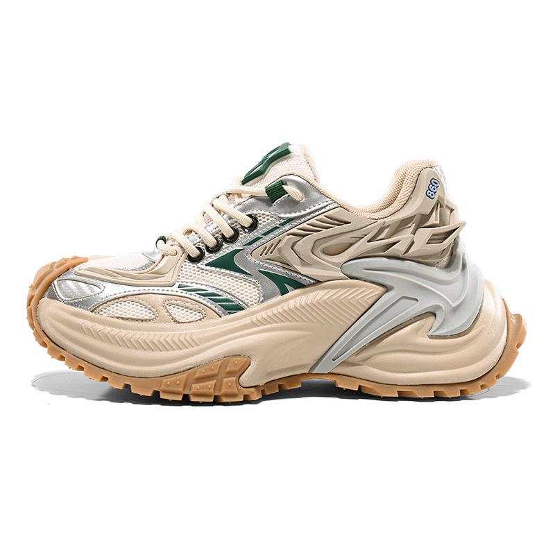 Tan Jianci Skorpion Dad Shoes: Trendige schwarze Sportschuhe mit dicker Sohle für Männer & Frauen 2025