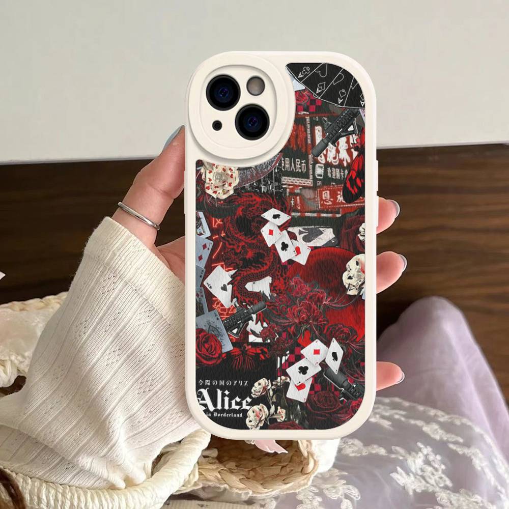 Alice In Borderland TV Suspense Phone Case For IPhone 16 15 14 13 12 11 Pro Max Plus Leather Cover