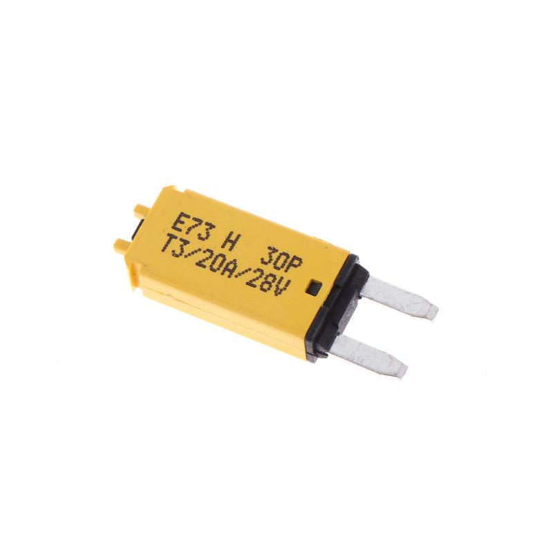 Automotive Circuit Breaker Mini Blade Fuse 5-30A DC28V Manual Reset for Car RV Camper Van Electrical Safety Protection