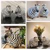 Zebra-Statue, Tierfigur, Kreativität, Stil, nordischer Wohnaccessoires, Heimdekoration, Hausfiguren, Bürodekoration, Geschenk