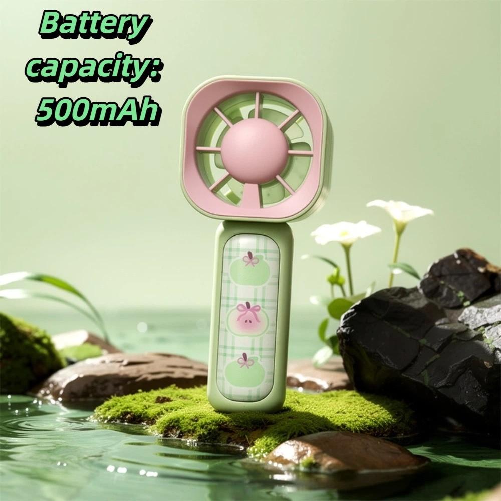 Strong Airflow High Speed Fan Quiet Operation Portable Fan Portable Handheld Mini Fan Student Use