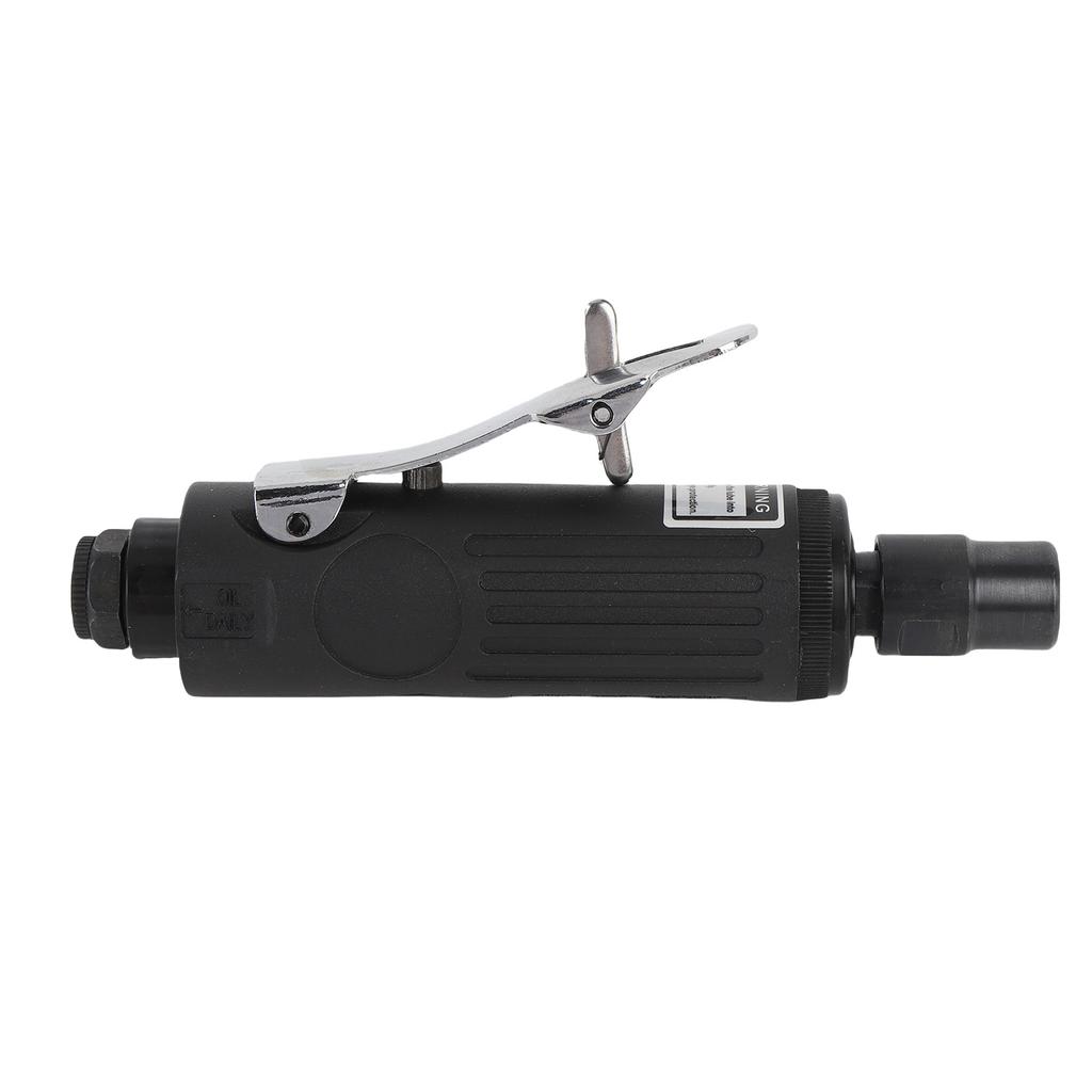 Pneumatic Die Grinder Kit 25000 RPM 90PSI Working Pressure 1/4 Inch Air Straight Die Grinder Set for Grinding Cutting Polishing