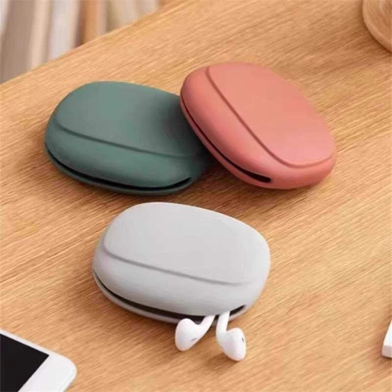Compact Silicone Earphone and Charger Pouch