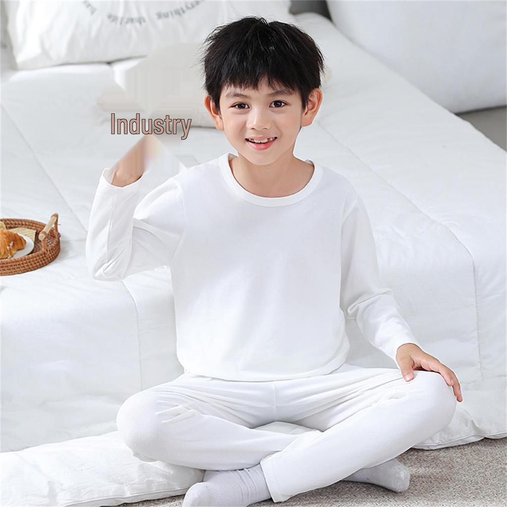 Chłopięcy Termiczny Bawełniany Zestaw Bielizny Lycra - Jesień/Zima 2025