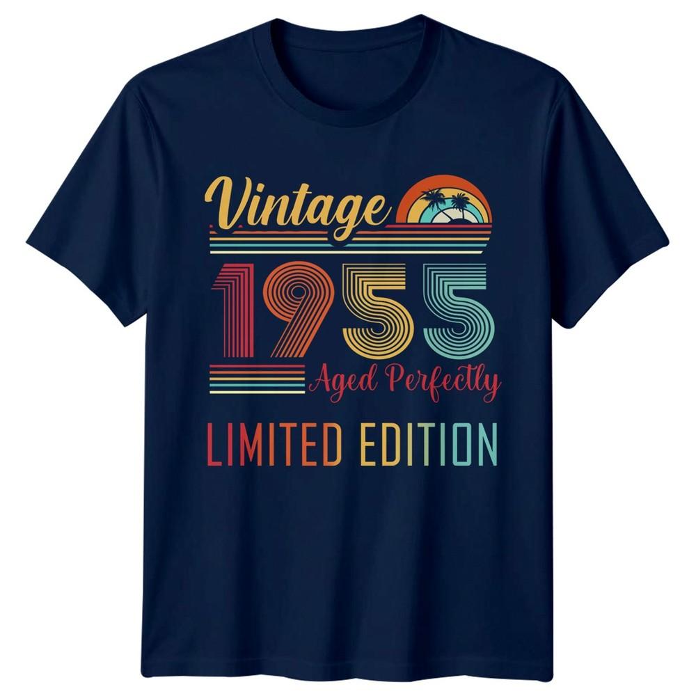 Vintage 1955 Aged Limited Edition 71st Birthday Unisexs TShirt Retro