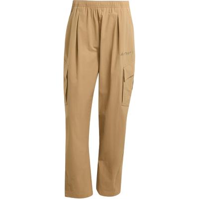 Terrex Solid Color Loose Pocket Cargo Pants Men Bottoms Brown JM7424