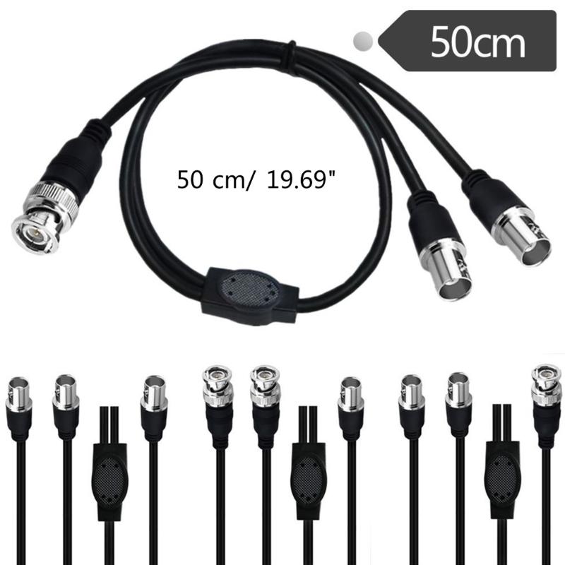 Koaxialkabel BNC Stecker auf Buchse/Buchse auf Buchse BNC 1 auf 2 Verbinderkabel Splitterkabel